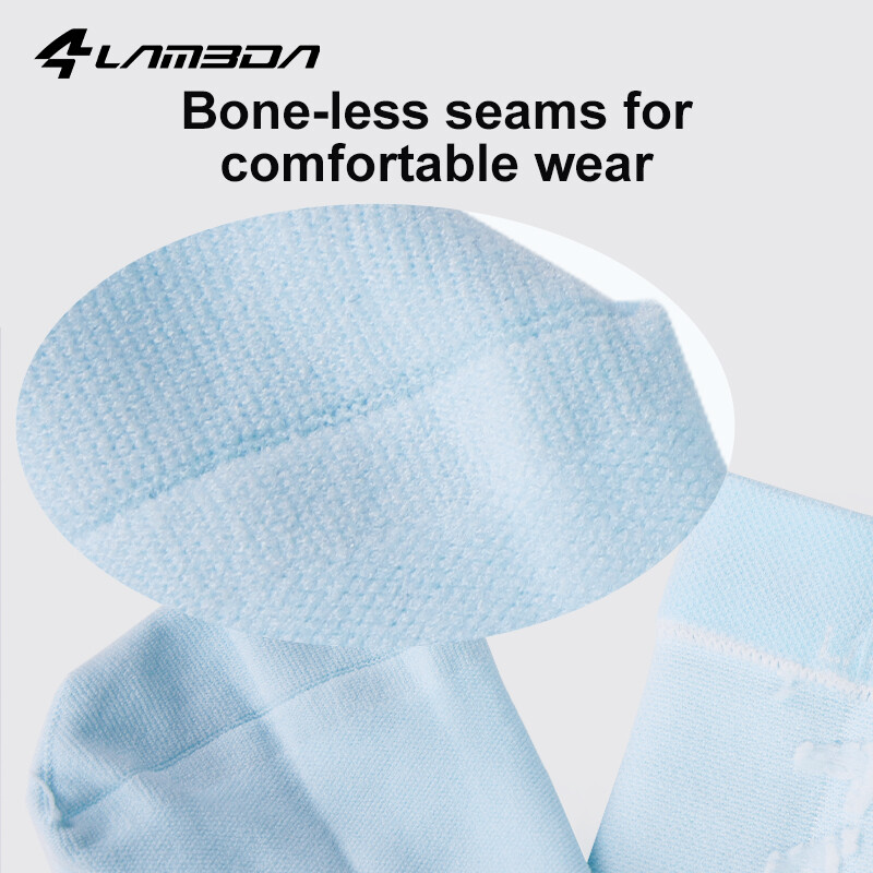 LAMEDA sportinės kojinės, prakaitą sugeriančios ir kvėpuojančios lauko dviračių kojinės iki vidurio blauzdos vyrams ir moterims šviesą atspindinčios sportinės kojinės