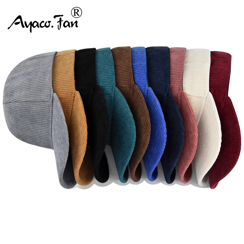 Bejzbol kapa Nova proljetna jednobojna šešir za sunčanje od samta Muškarci Žene Uniseks-tinejdžeri Pamučne kape s kratkim rukavima Modni hip hop jednostavni šešir