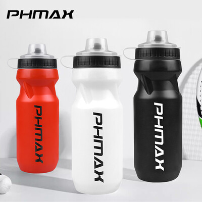 PHMAX 610ml Kerékpáros Palack MTB Országúti Kerékpáros Vizes Palack Szabadtéri Sport Fitnesz Futó Műanyag Hordozható Nagy kapacitású Italpohár