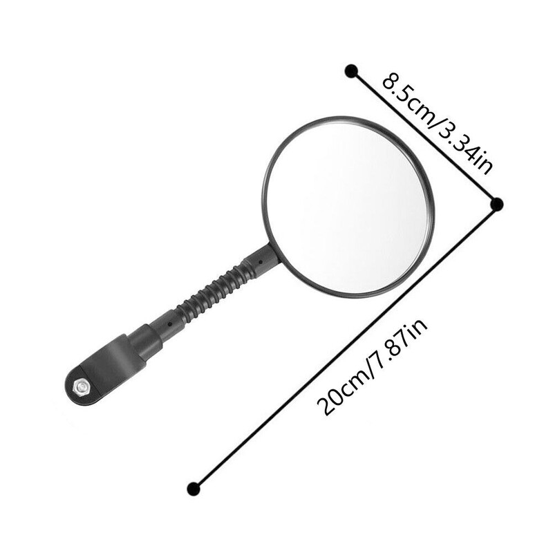 1 par retrovizora za bicikle, lagani, fleksibilni, podesivi, retrovizor za brdske ceste, motocikli, dodaci za bicikle