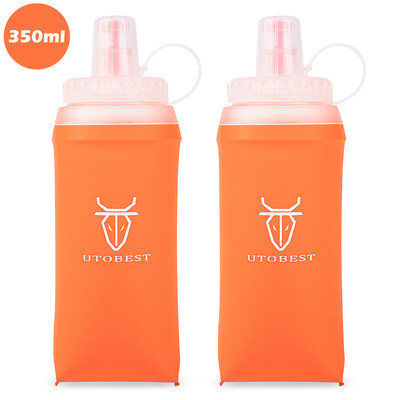 UTOBEST 350ml/500ml meka boca sklopiva silikonska boca za vodu TPU kuhalo za vodu za kampiranje na otvorenom, trčanje, biciklizam