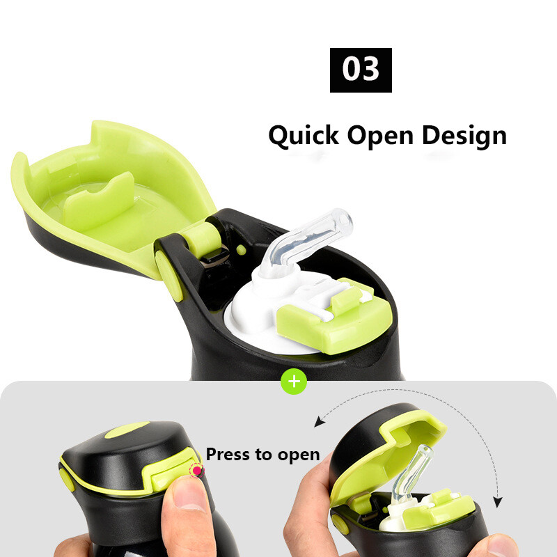 500 ML Biciklistička boca za vodu za vanjske sportove Vakuumska biciklistička šalica za vodu od nehrđajućeg čelika Termo šalica za piće Oprema za putni biciklizam