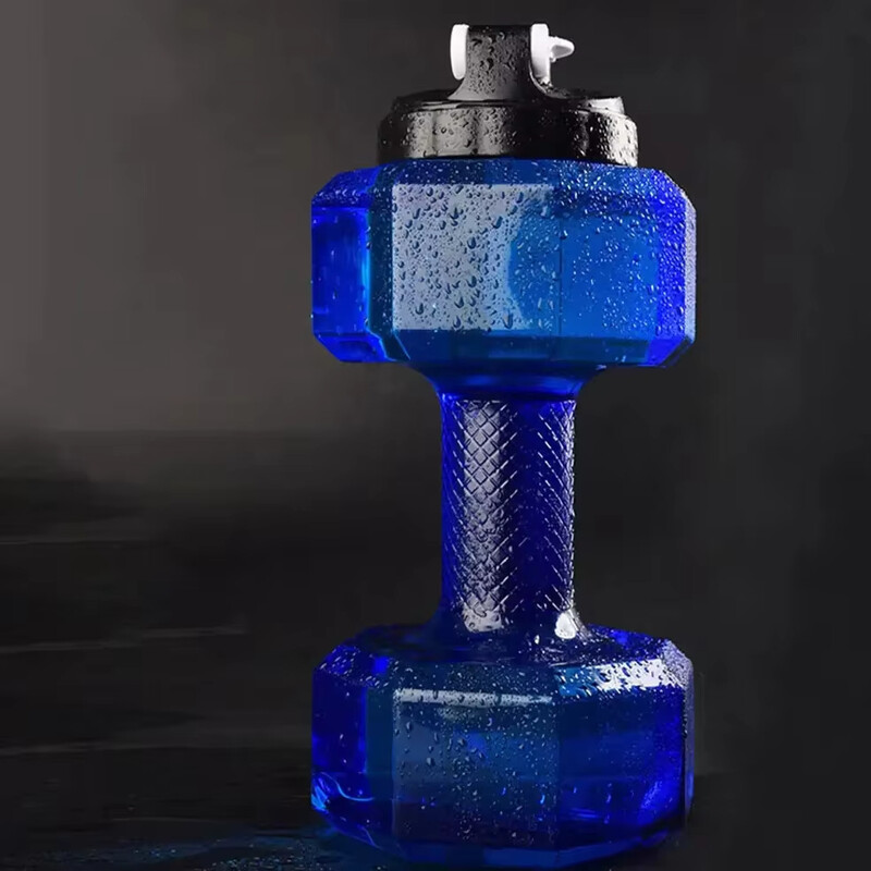 Sportska boca s bučicama za vodu Teretana velikog kapaciteta Trčanje Fitnes Bodybuilding Vježbe Kampiranje na otvorenom Biciklizam Plastična čaša za vodu