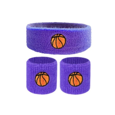 Sportska narukvica za djecu, šarena pamučna znojnica, traka za glavu, štitnik za zglob, dodaci za trčanje, badminton, košarka