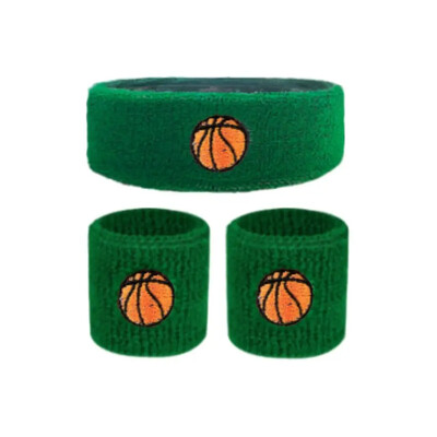 Sportska narukvica za djecu, šarena pamučna znojnica, traka za glavu, štitnik za zglob, dodaci za trčanje, badminton, košarka