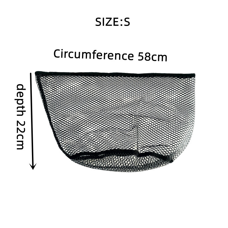 Plasa de pescuit Geanta de plasa Plasa de aterizare din silicon Accesorii pentru echipament de densitate mare Circumferinta plasei 58/86/110CM Adâncime net 22/25/35