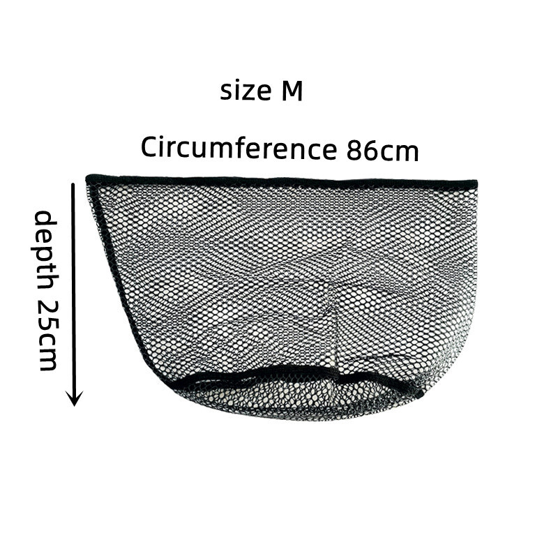 Plasa de pescuit Geanta de plasa Plasa de aterizare din silicon Accesorii pentru echipament de densitate mare Circumferinta plasei 58/86/110CM Adâncime net 22/25/35