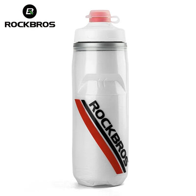 ROCKBROS Biciklistička boca za vodu Termalno silikonska boca s izolacijom za hladnu vodu Bicikl za fitness Prijenosni kuhalo za vodu 620 ml