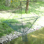 Torbica za ribarsku mrežu, prijenosni sklopivi kavez za ribarsku mrežu, okrugla otvorena mreža za ribolov, jastog za ribolov, putna luka, ribarski brod