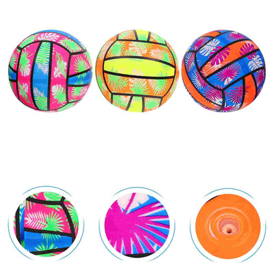 3 gab Volejbols Futbols Piepūšamā rotaļlieta Maracas 2200X1300X400CM Ūdens pludmales spēlēšana baseinā