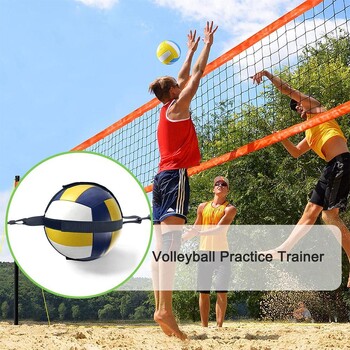 1pcs Practical Assistant Ανθεκτικό στη φθορά Flexible Volleyball Practice Trainer For Exercise Volleyball Trainer Volleyball Bel Y1P4