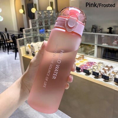 Sportska prozirna boca za vodu 780 ml, prijenosna prozirna nepropusna boca za putovanje u teretanu, matirana boca
