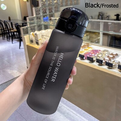 Sportska prozirna boca za vodu 780 ml, prijenosna prozirna nepropusna boca za putovanje u teretanu, matirana boca