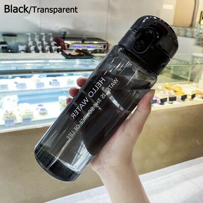Sportska prozirna boca za vodu 780 ml, prijenosna prozirna nepropusna boca za putovanje u teretanu, matirana boca