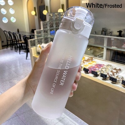 Sportska prozirna boca za vodu 780 ml, prijenosna prozirna nepropusna boca za putovanje u teretanu, matirana boca