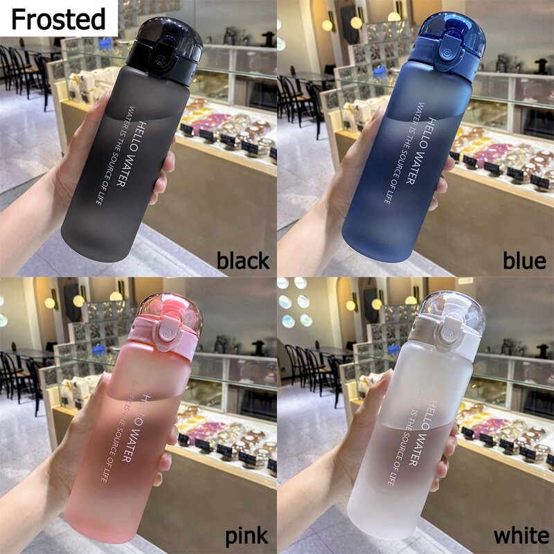 Sportska prozirna boca za vodu 780 ml, prijenosna prozirna nepropusna boca za putovanje u teretanu, matirana boca