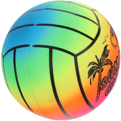 Podebljana Rainbow PVC lopta za odbojku Dječja igračka na napuhavanje Sportska oprema za zatvorene i vanjske prostore Lopte za plažu Male Velike