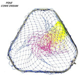 Jaka struna promjera 60 cm Mreža za sletanje glave Najlonska ribarska mreža u boji od nehrđajućeg čelika Ribarska mreža Turck Net Dipneting