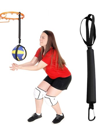 Βοηθήματα προπόνησης βόλεϊ Spike Βόλεϊ Βόλεϊ Hitting Serving Trainer Ρυθμιζόμενος κρεμασμένος ιμάντες περιστροφής βόλεϊ Κάλυμμα μπάλας