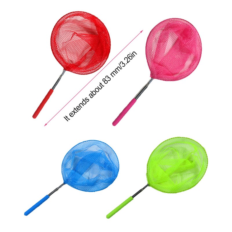 1 kom podvozja Teleskopska prijenosna vanjska vodeni sportovi Bazen Vrt Ribolov Mrežasta igračka od insekata za djecu Crvena