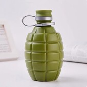 Sporturi în aer liber Muncă Sticla de apă pliabilă cu grenadă din silicon de calitate alimentară Călărie Camping Drumeții Sticla de apă cu cârlig Carabinier