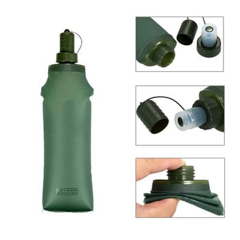 250ML 500ML Soft Flask, Running Water Bottle Foldable TPU Hydration Flask for Running Hydration Pack Ποδηλατικό Μαραθώνιο Πεζοπορίας