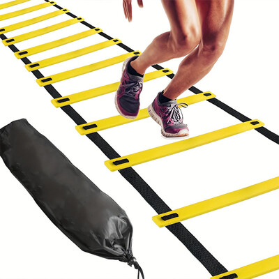 Agility Ladders Nylon λουράκια για προπόνηση ταχύτητας και ευελιξία αθλητισμού Agility προπόνηση ποδοσφαίρου Εξοπλισμός ενεργειακής σκάλας