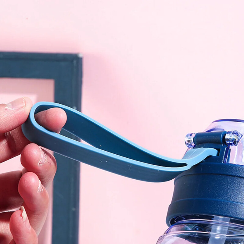 Plastični kuhalo za vodu Prijenosna putna boca za vodu Prijenosna putna teretana Prozirna nepropusna velika boca za piće