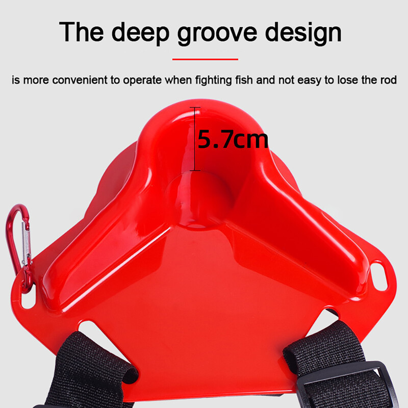 Trbušni pojas za pecanje Pojas za borbu oko struka Prijenosni držač štapa za pecanje Gornji pojas za ribolov na otvorenom 16 x 19,5 x 6,3 cm