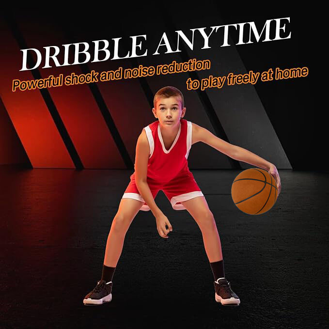 Barázdás néma kosárlabda 29,5"/27,5" habos kosárlabda beltéri edzés Csendes labda csöpögés csendesen pattogó kosárlabda zaj nélkül