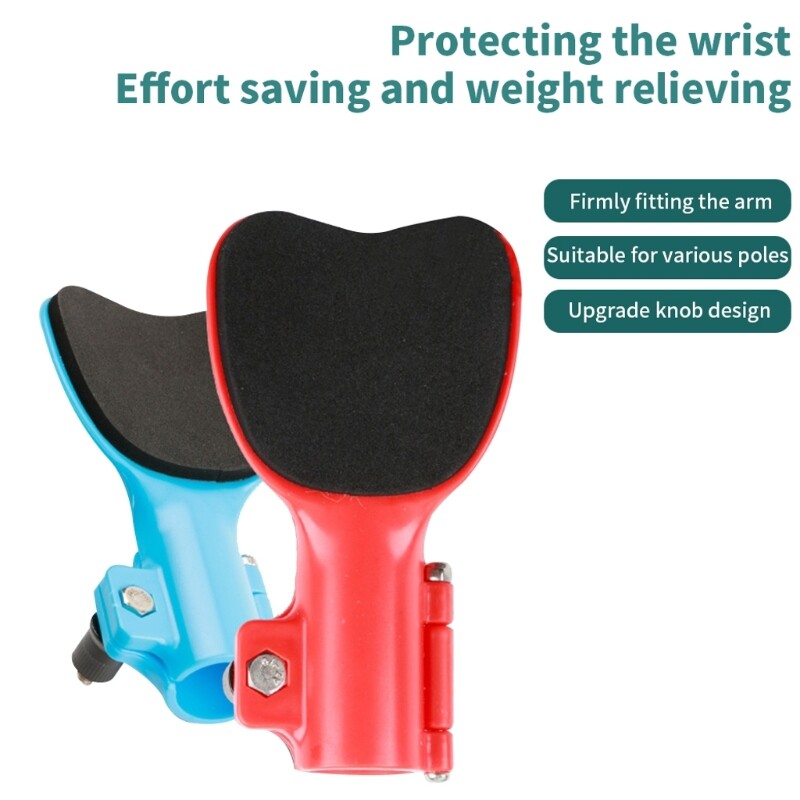 Meškerės laikiklio atramos stovo riešo atrama