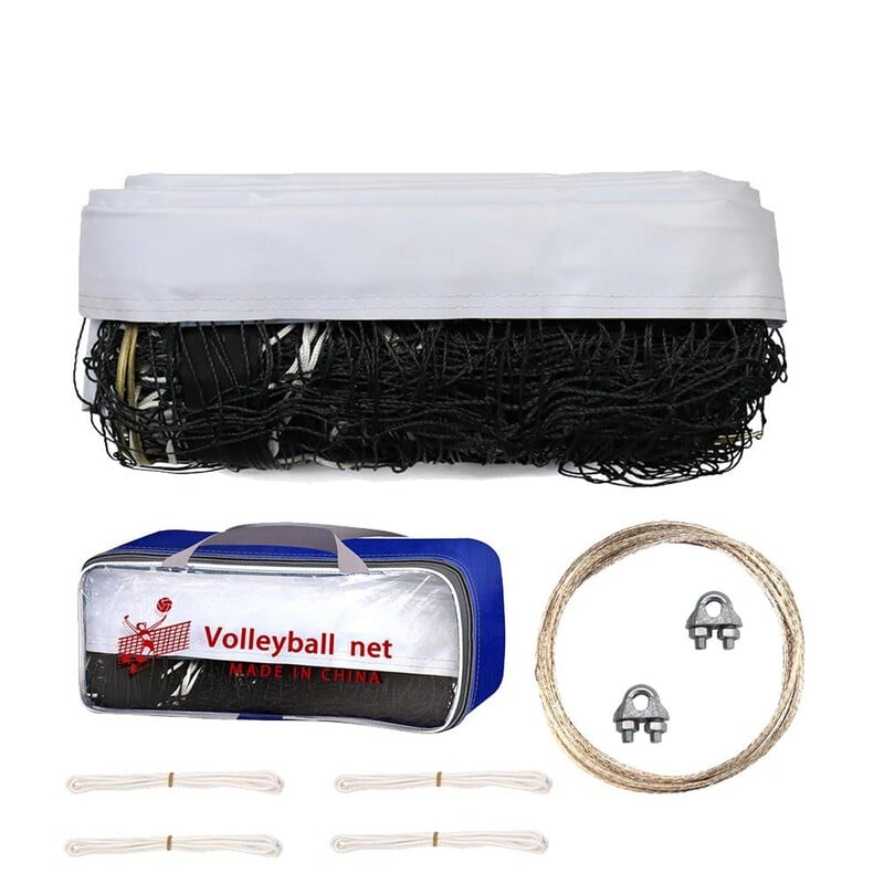 Plasă de înlocuire pentru volei pe plajă Antrenament sportiv profesional Volei portabil Plasă standard Plasă în aer liber Tenis P1L7