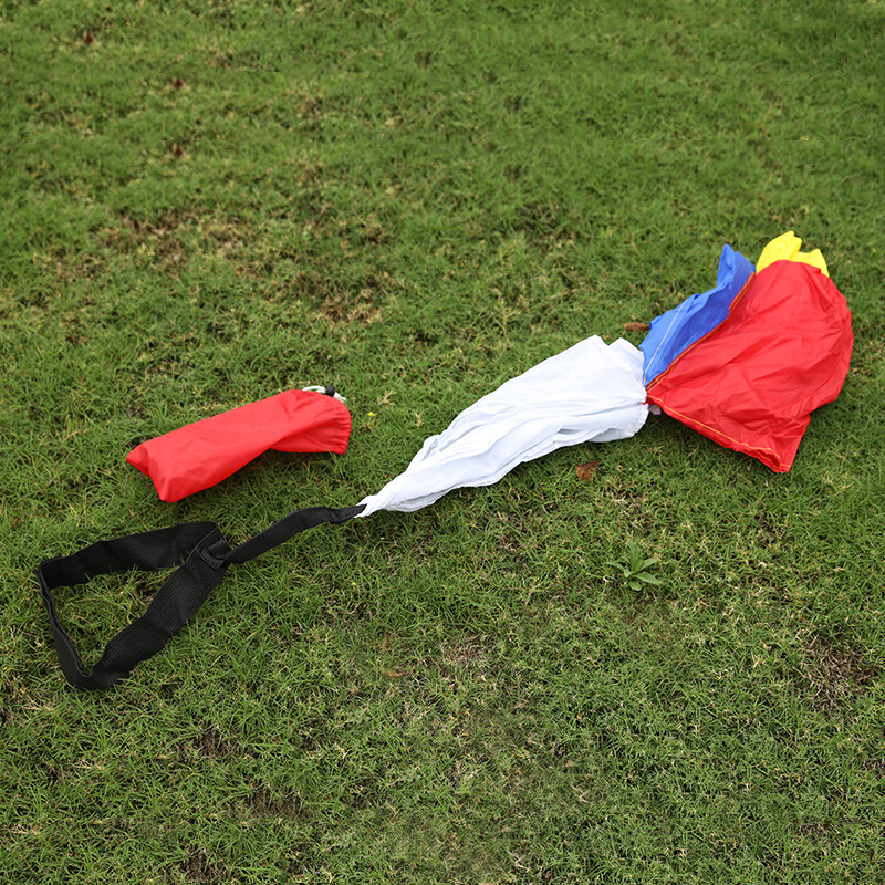 1 PC цветен футболен съпротивителен парашут силови тренировки фитнес чадър футбол за възрастни атлетичен силов чадър