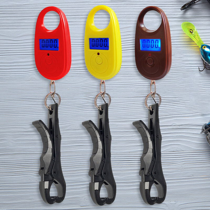 Nešiojamos pakabinamos 25–75 kg apkrovos elektroninės svarstyklės 3 svėrimo režimų svarstyklės su žuvies valdymo žnyplėmis žvejybai