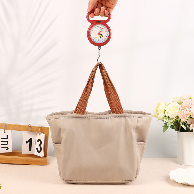 Naujos 1 vnt nešiojamos žuvų svarstyklės 10 kg kablio pakabinamos svarstyklės Mini spyruoklinės svarstyklės žvejybai apsipirkti kelionės bagažo svarstyklės atsitiktinės