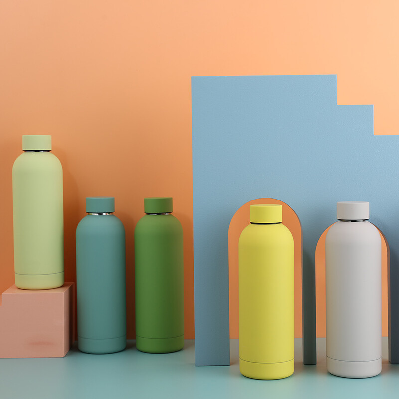 Watersy 500 ML termosica od nehrđajućeg čelika s malim ustima, sportski kuhalo za vodu Keep Cold Termalna šalica, prijenosna izolirana šalica, kuhalo za vodu za teretanu