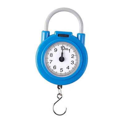 Mini rodyklės su kabliu spyruokline pakabinamos svarstyklės, žvejybos svarstyklės 10 kg talpos maisto svarstyklės Praktinės skaitmeninės svarstyklės bagažo svarstyklės
