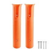 Nosač držača štapa za pecanje, stalak za 2 štapa za pecanje, štap za pecanje za čamac, kajak-skladište u garaži ili kamion s vijcima za bočni nosač