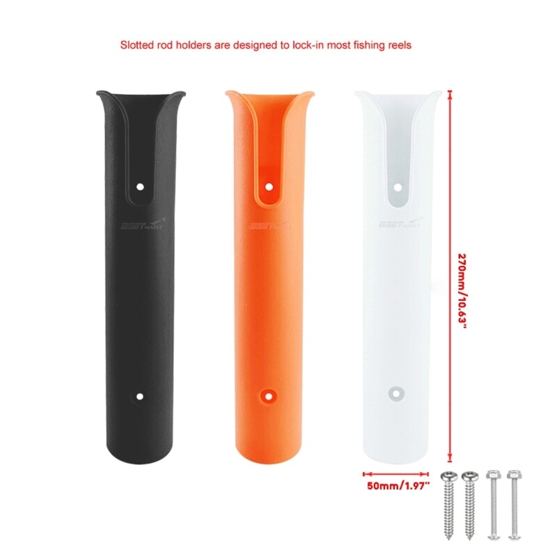 Nosač držača štapa za pecanje, stalak za 2 štapa za pecanje, štap za pecanje za čamac, kajak-skladište u garaži ili kamion s vijcima za bočni nosač