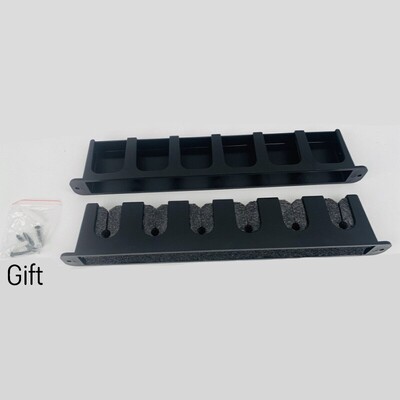 Suporturi pentru undiță de pescuit 2 buc. Suport vertical pentru undițe de pe perete Depozitați până la 6 lansete Suport ABS pentru undiță de pescuit eficient în spațiu Instrument de depozitare pentru montare pe perete