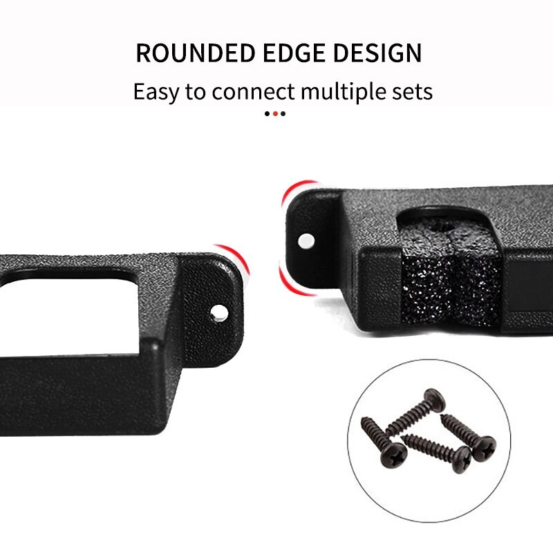 Suporturi pentru undiță de pescuit 2 buc. Suport vertical pentru undițe de pe perete Depozitați până la 6 lansete Suport ABS pentru undiță de pescuit eficient în spațiu Instrument de depozitare pentru montare pe perete