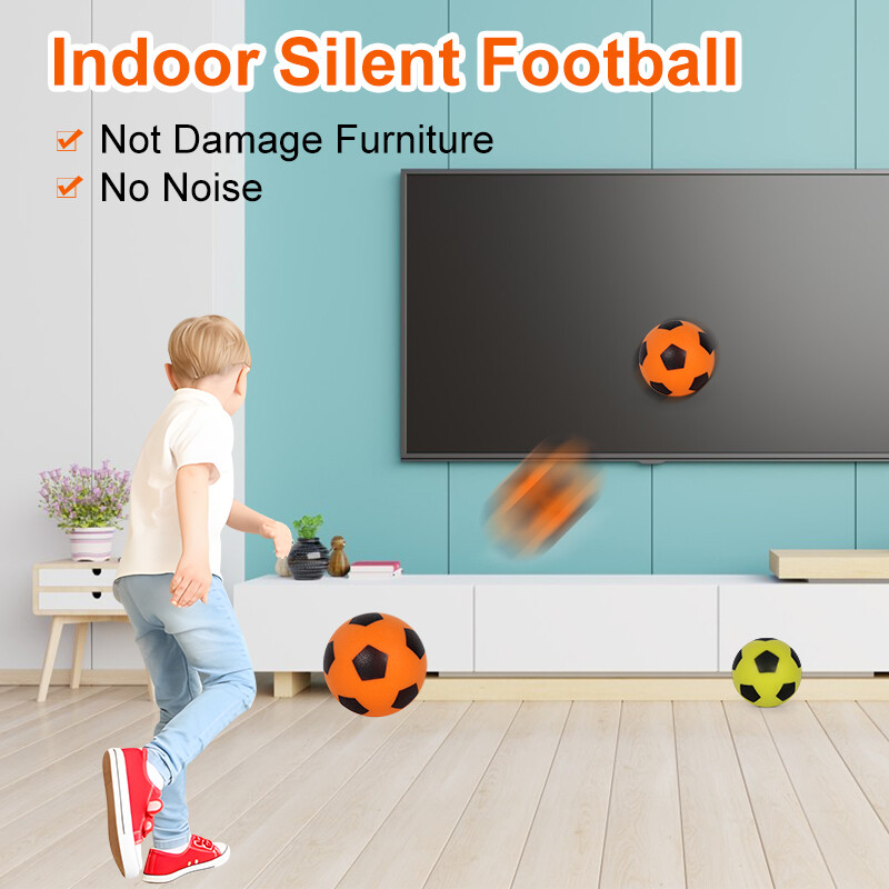 Tiha nogometna PU pjena Meka nogometna lopta Bez buke Sportska igra u zatvorenom prostoru Tihi trening kod kuće Vježbajte loptu koja skače za dječake i djevojčice