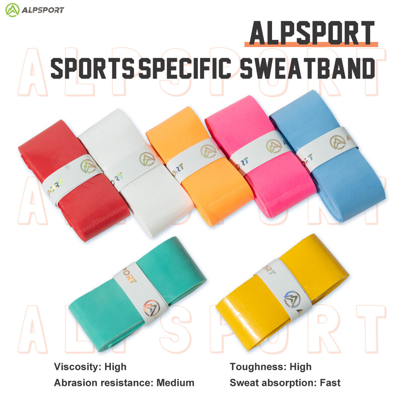 Alpsport AC006 PRO Vrpca za teniske rekete Ručke za badminton Drške za štapove za pecanje s protukliznom trakom za znojenje OPREMA ZA VJEŽBANJE NA OTVORENOM
