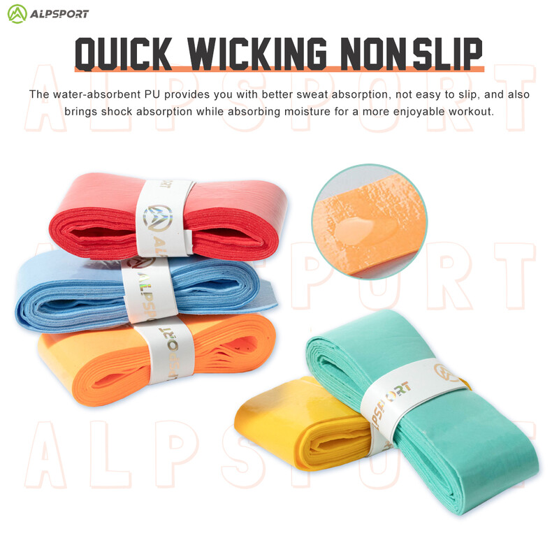 Alpsport AC006 PRO Vrpca za teniske rekete Ručke za badminton Drške za štapove za pecanje s protukliznom trakom za znojenje OPREMA ZA VJEŽBANJE NA OTVORENOM