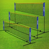 3,1 / 4,1 / 5,1 / 6,1 m Profesionalios sporto treniruotės standartinis badmintono tinklas tinklinio tinklelis Easy Setup lauko teniso tinklelio pratimas