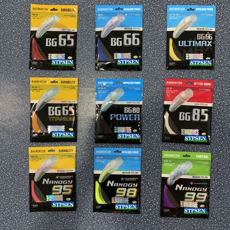 Alat za žice za badminton u nasumičnim bojama, promjer dužine 0,7 mm, žica za reket od 10 m BG65 BG65Ti BG66ultmax žica za reket