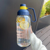 Plastična boca za vodu velikog kapaciteta s ručkom Jumbo boca za vanjsko prijenosno sportsko kuhalo za vodu protiv pada 1800 ml