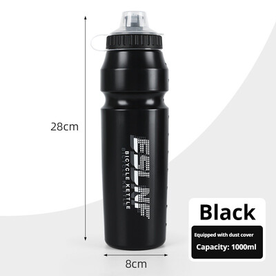 ESLNF Biciklistička boca za vodu 1000ML PP5 Plastika za trčanje na otvorenom, penjanje, sport, šalica za stiskanje, biciklizam, čajnik, prijenosna čaša za bicikl