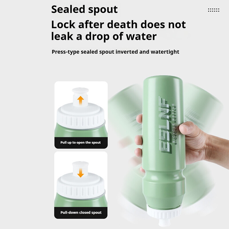 ESLNF Biciklistička boca za vodu 1000ML PP5 Plastika za trčanje na otvorenom, penjanje, sport, šalica za stiskanje, biciklizam, čajnik, prijenosna čaša za bicikl