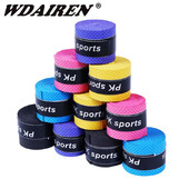 1 vnt. meškerės raketės rankenos apvyniojamas diržas, sugeriantis prakaitą sugeriantis diržas nuo slydimo badmintono teniso raketės rankenos sporto priedas